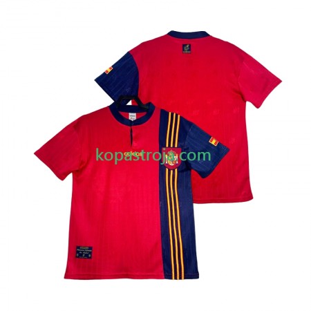 Billiga Fotbollströjor Spanien Retro Hemma tröja 1996 Kortärmad